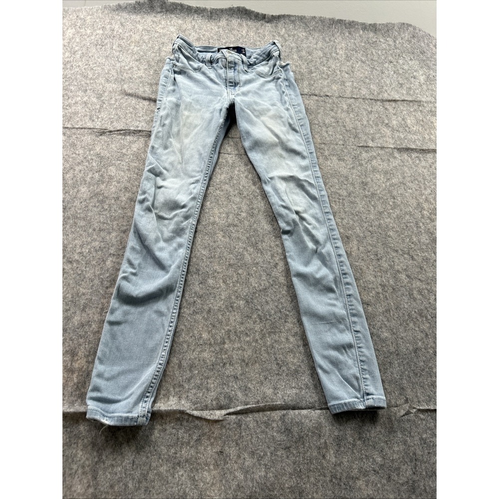 Hollister Women's Mid Rise Jean Legging Advanced‎ Stretch Distressed 0R 24/28